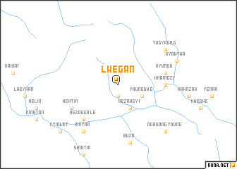 map of Lwegan