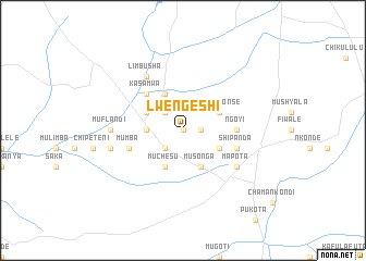 map of Lwengeshi