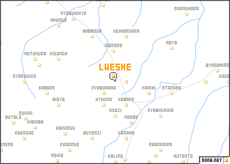 map of Lweshe