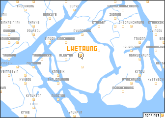 map of Lwetaung