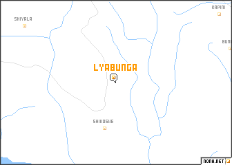 map of Lyabunga