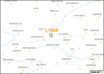 map of Lyada