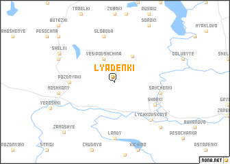 map of Lyadenki