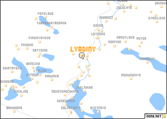 map of Lyadiny