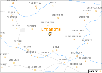 map of Lyadnoye