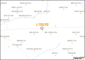 map of Lyadno