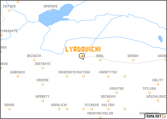 map of Lyadovichi