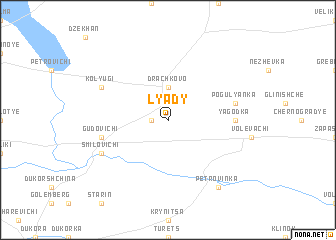 map of Lyady