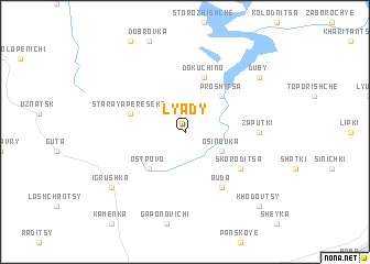 map of Lyady