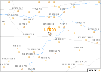 map of Lyady