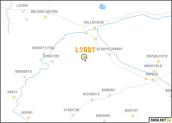 map of Lyady