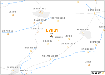 map of Lyady