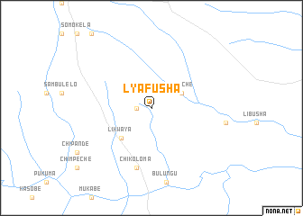 map of Lyafusha