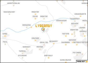 map of Lyagandy