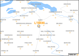 map of Lyakhi