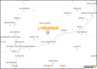 map of Lyakhnova