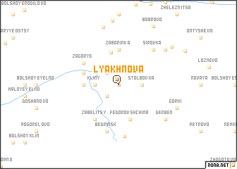 map of Lyakhnova