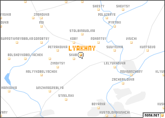 map of Lyakhny