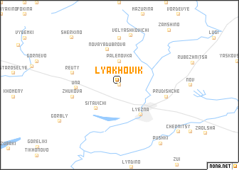 map of Lyakhovik