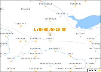 map of Lyakhovshchina