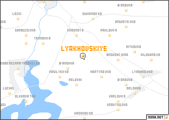 map of Lyakhovskiye