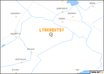 map of Lyakhovtsy