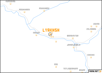 map of Lyakhsh