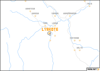 map of Lyakote