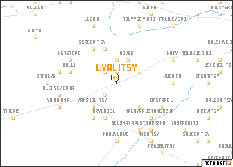 map of Lyalitsy