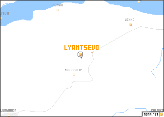 map of Lyamtsevo