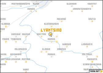 map of Lyamtsino