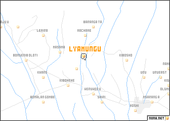 map of Lyamungu