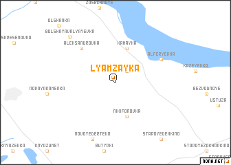 map of Lyamzayka