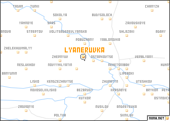 map of Lyaneruvka