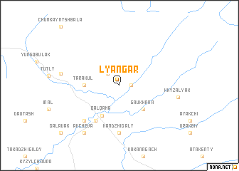 map of Lyangar