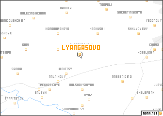 map of Lyangasovo