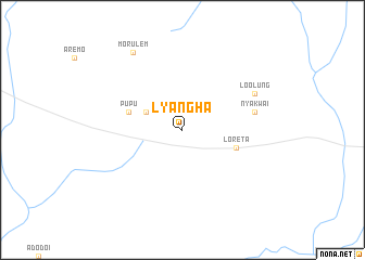 map of Lyangha