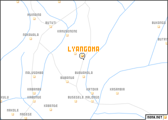 map of Lyangoma
