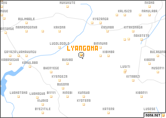 map of Lyangoma