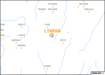 map of Lyanika