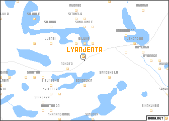 map of Lyanjenta