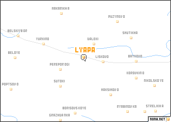 map of Lyapa