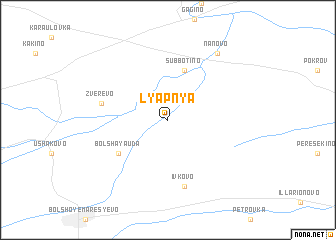 map of Lyapnya