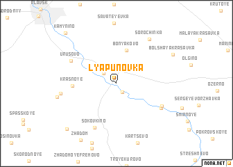 map of Lyapunovka