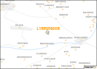 map of Lyapunovka