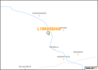 map of Lyapunovka