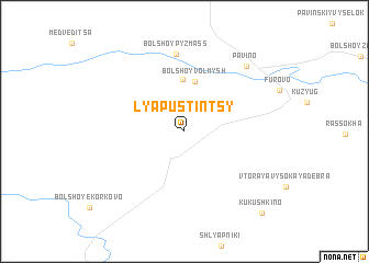 map of Lyapustintsy