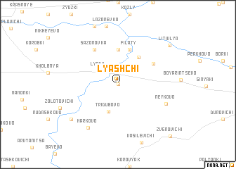 map of Lyashchi