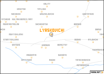map of Lyaskovichi