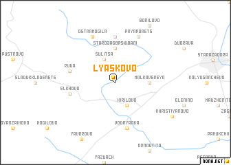 map of Lyaskovo